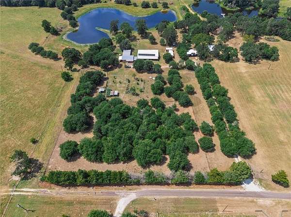 10.3 Acres of Land with Home for Sale in Bremond, Texas