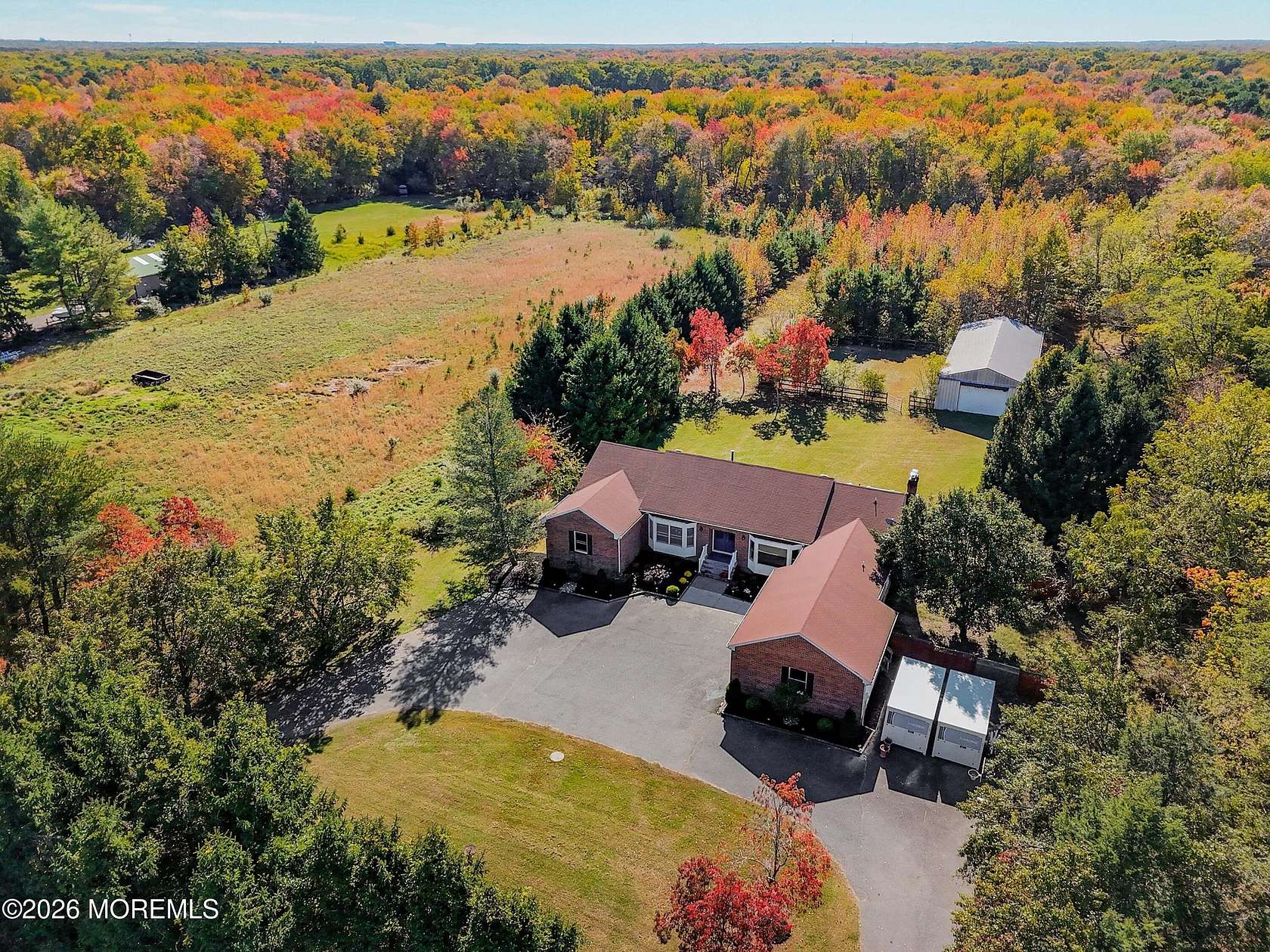 17 Acres of Land with Home for Sale in Howell, New Jersey