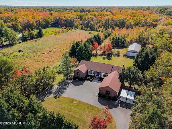 17 Acres of Land with Home for Sale in Howell, New Jersey