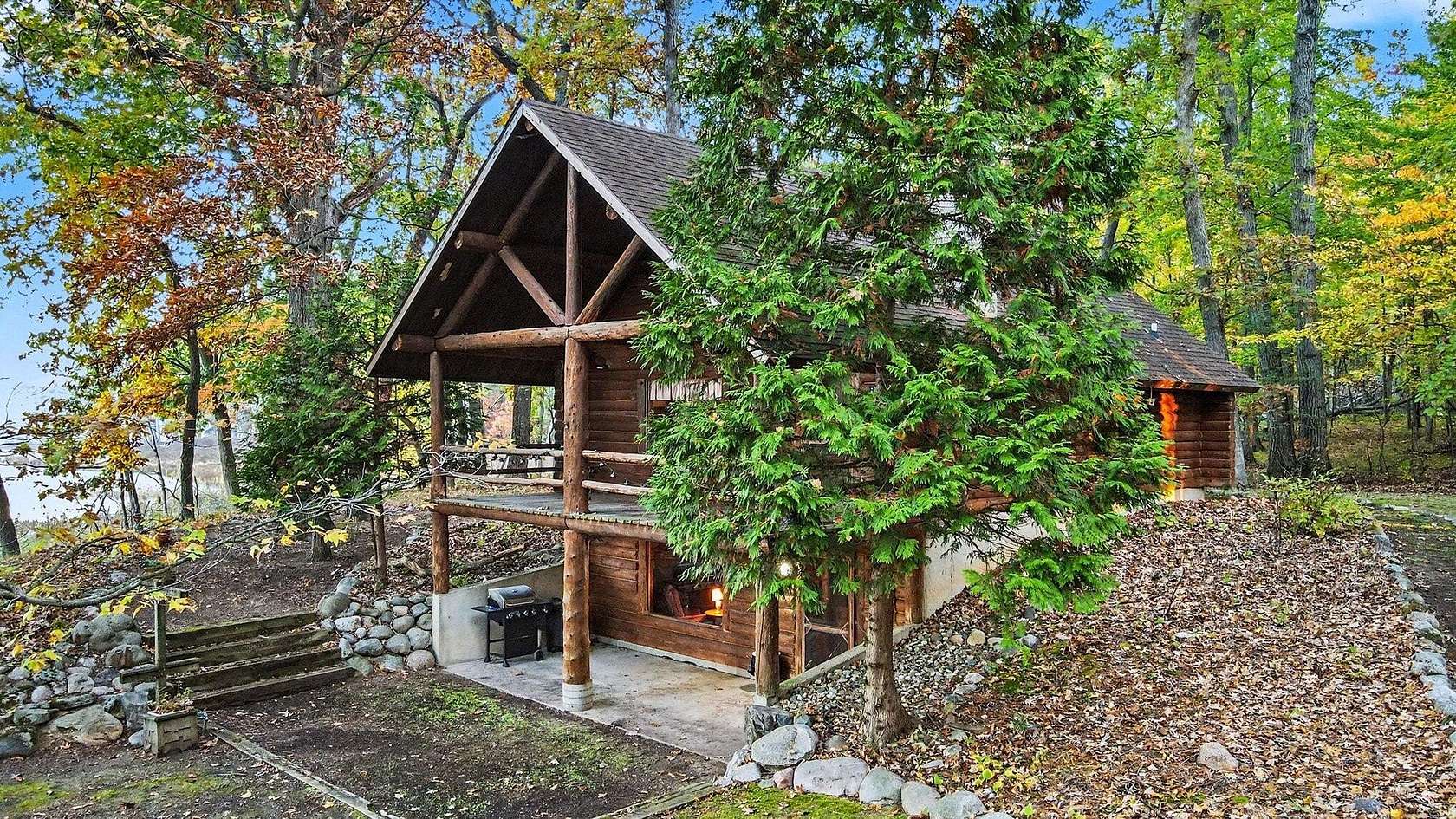 40 Acres of Recreational Land with Home for Sale in Hickory Corners, Michigan