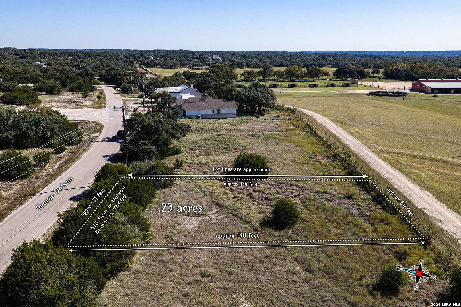 0.23 Acres of Residential Land for Sale in Blanco, Texas