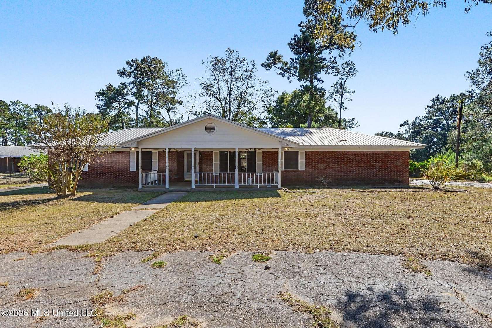 105 Acres of Agricultural Land with Home for Sale in Lucedale, Mississippi