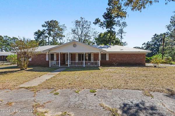 105 Acres of Agricultural Land with Home for Sale in Lucedale, Mississippi