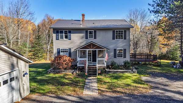 3.2 Acres of Land with Home for Sale in Enfield, Maine