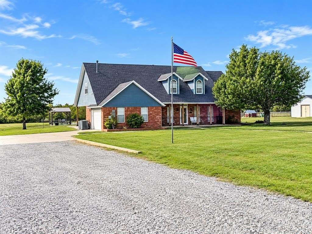 7.87 Acres of Land with Home for Sale in Edmond, Oklahoma