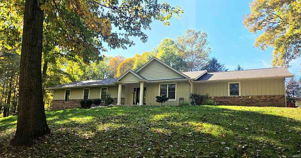 3.28 Acres of Land with Home for Sale in Andrews, Indiana