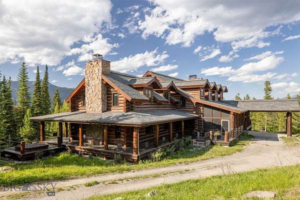 40 Acres of Recreational Land with Home for Sale in Big Sky, Montana