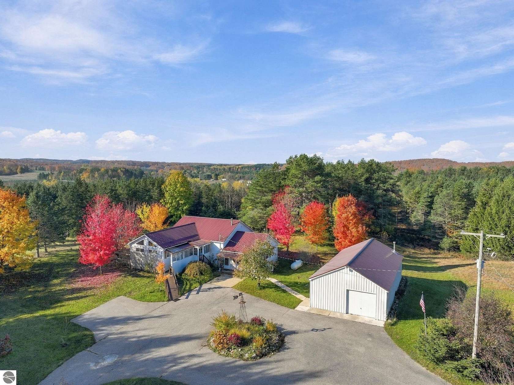 42 Acres of Land with Home for Sale in Manton, Michigan