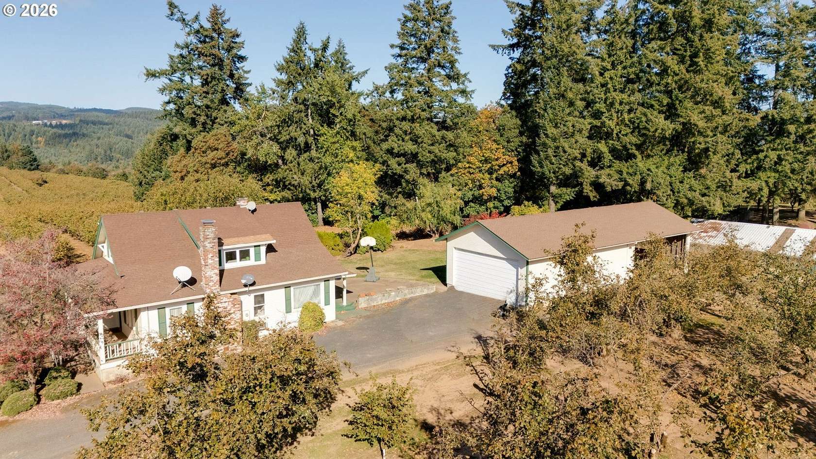 73.1 Acres of Recreational Land with Home for Sale in Forest Grove, Oregon