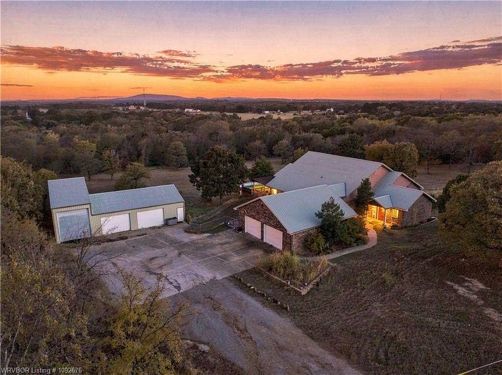 8.27 Acres of Land with Home for Sale in Muldrow, Oklahoma
