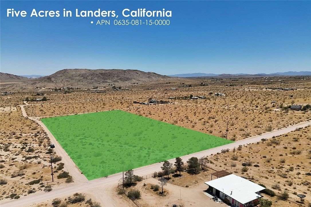 5 Acres of Residential Land for Sale in Landers, California