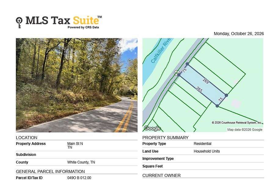 Residential Land for Sale in Sparta, Tennessee