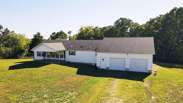 47 Acres of Recreational Land with Home for Sale in Rocky Comfort, Missouri