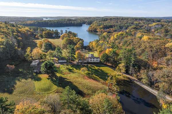36.7 Acres of Land with Home for Sale in Edgecomb, Maine