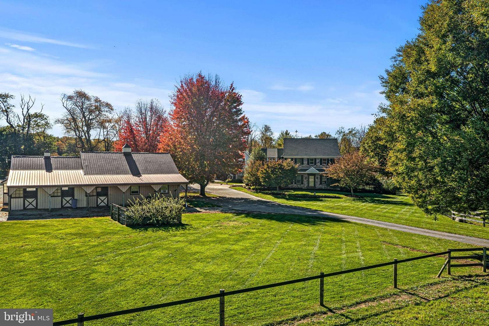 17.6 Acres of Land with Home for Sale in Cochranville, Pennsylvania