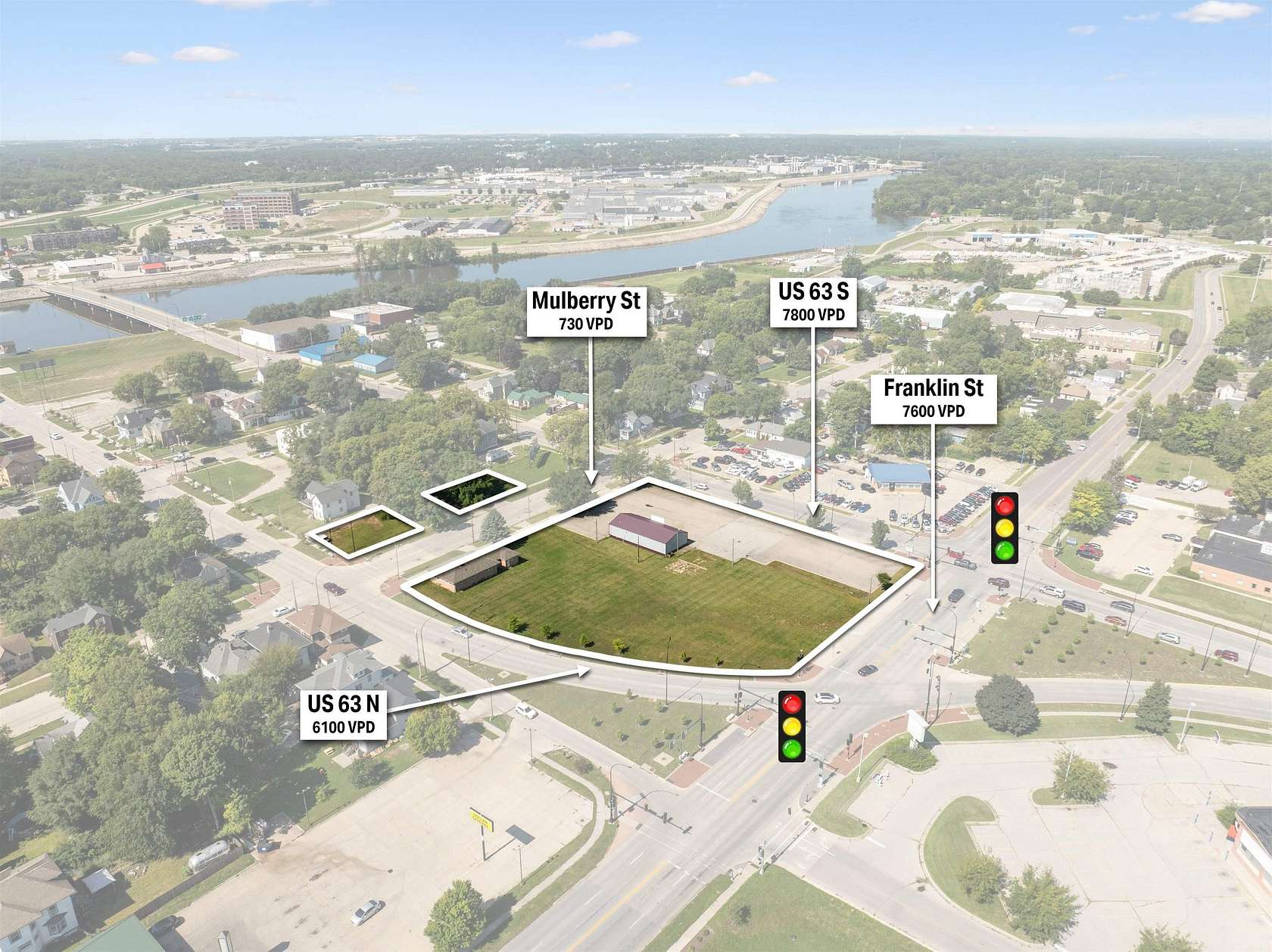2.1 Acres of Commercial Land for Sale in Waterloo, Iowa