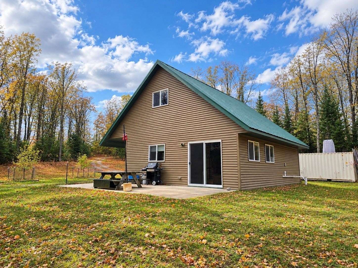 52 Acres of Recreational Land with Home for Sale in Three Lakes, Wisconsin