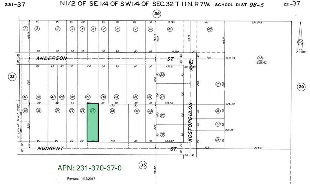 0.22 Acres of Residential Land for Sale in Boron, California