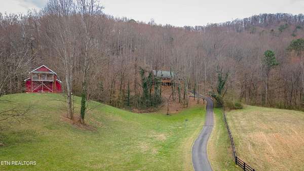 5.5 Acres of Land with Home for Sale in Sevierville, Tennessee