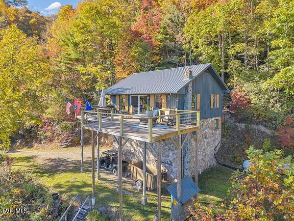 86 Acres of Recreational Land with Home for Sale in Mountain City, Tennessee