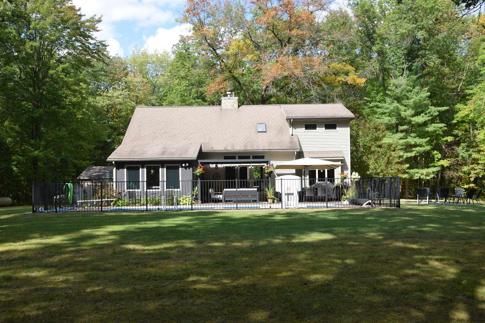 3.86 Acres of Land with Home for Sale in Farwell, Michigan