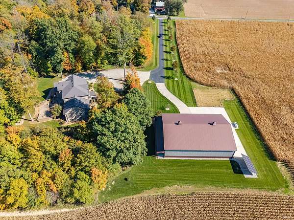 23 Acres of Recreational Land with Home for Sale in Uniondale, Indiana