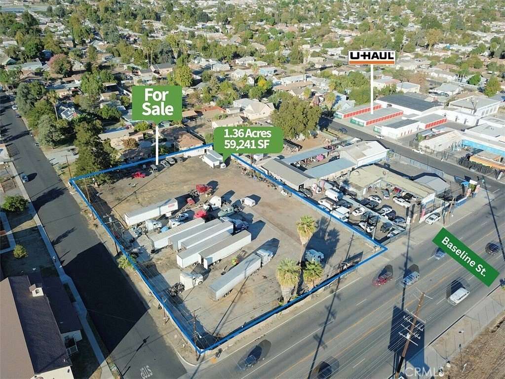 1.36 Acres of Commercial Land for Sale in San Bernardino, California