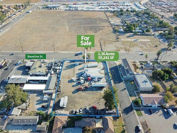 1.36 Acres of Commercial Land for Sale in San Bernardino, California
