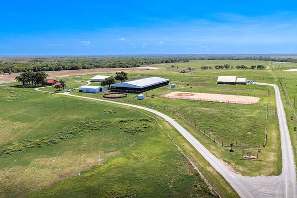 40 Acres of Agricultural Land with Home for Sale in Waurika, Oklahoma
