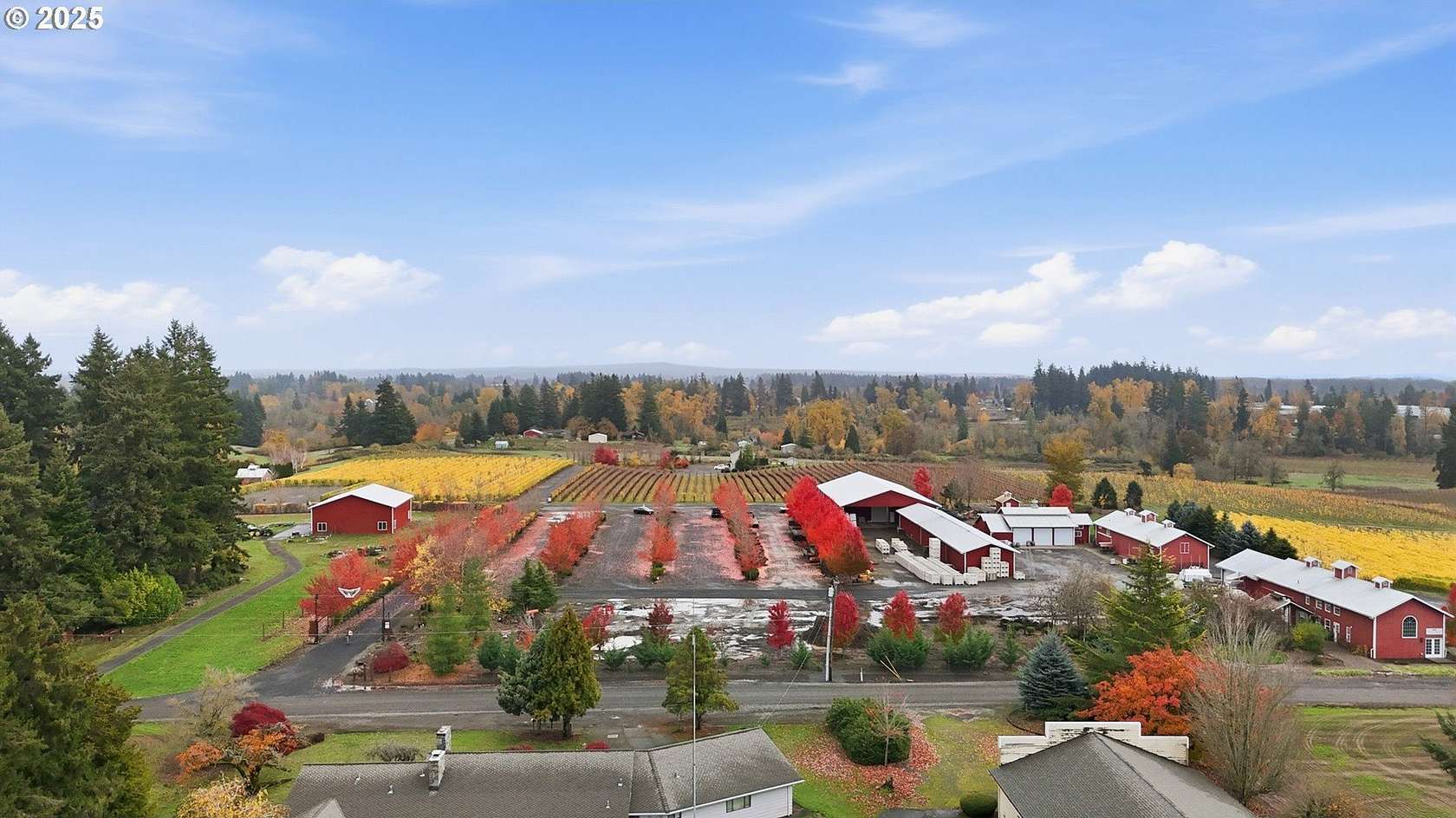 50.4 Acres of Agricultural Land with Home for Sale in Aurora, Oregon