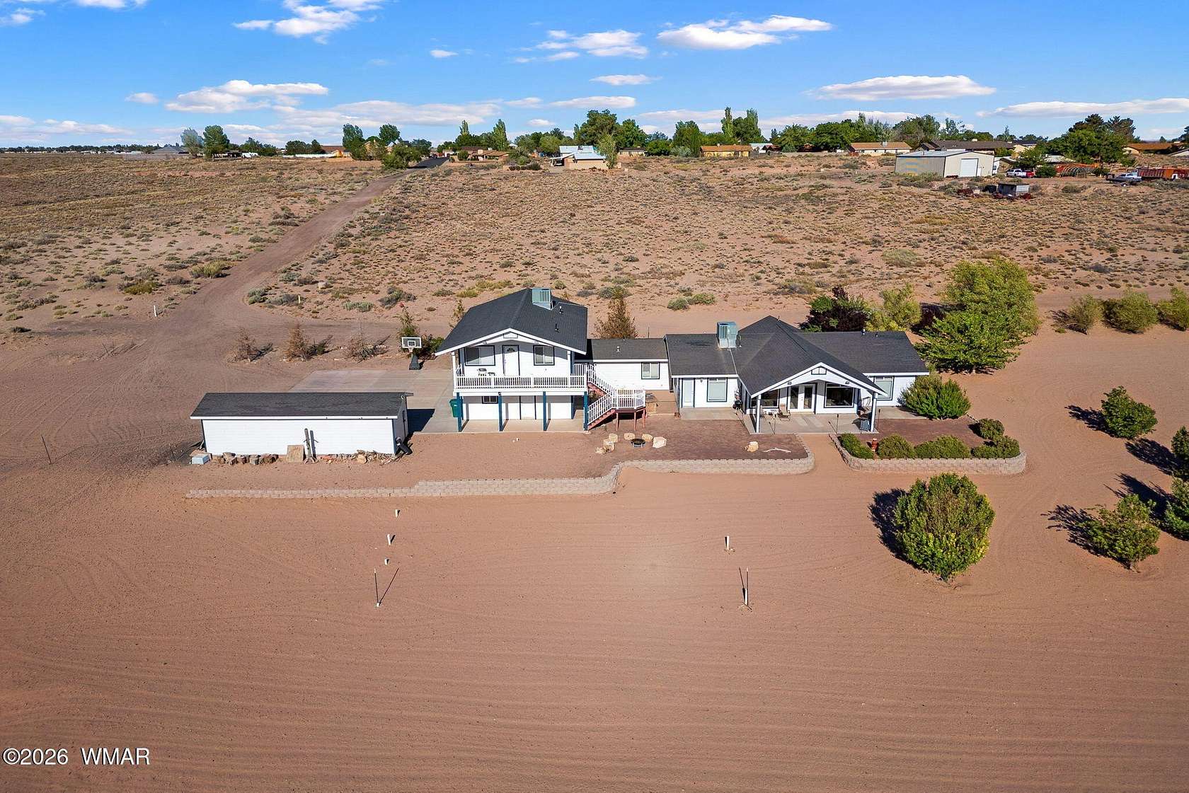 3 Acres of Land with Home for Sale in Holbrook, Arizona