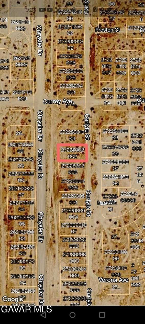 0.19 Acres of Residential Land for Sale in California City, California