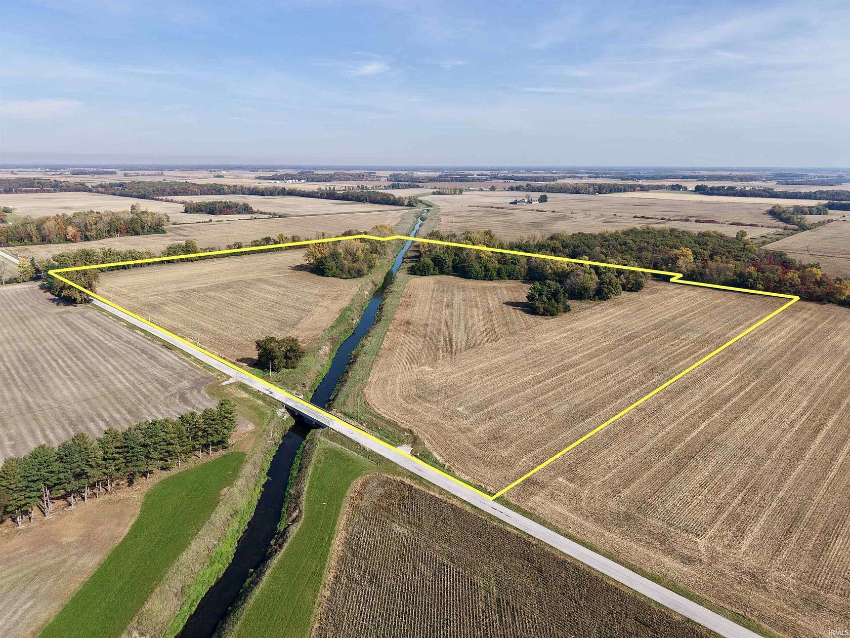 53 Acres of Land with Home for Sale in Medaryville, Indiana