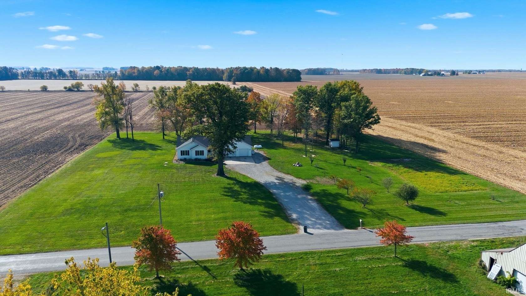 2.74 Acres of Land with Home for Sale in Warren, Indiana
