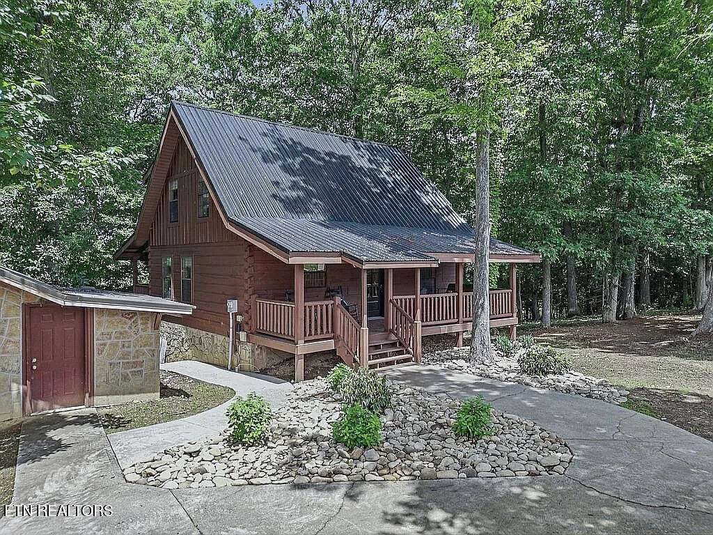 5.69 Acres of Land with Home for Sale in Sevierville, Tennessee