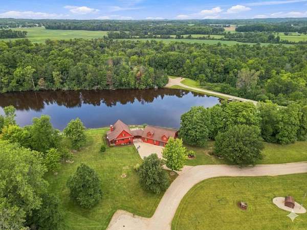 113 Acres of Land with Home for Sale in Onsted, Michigan