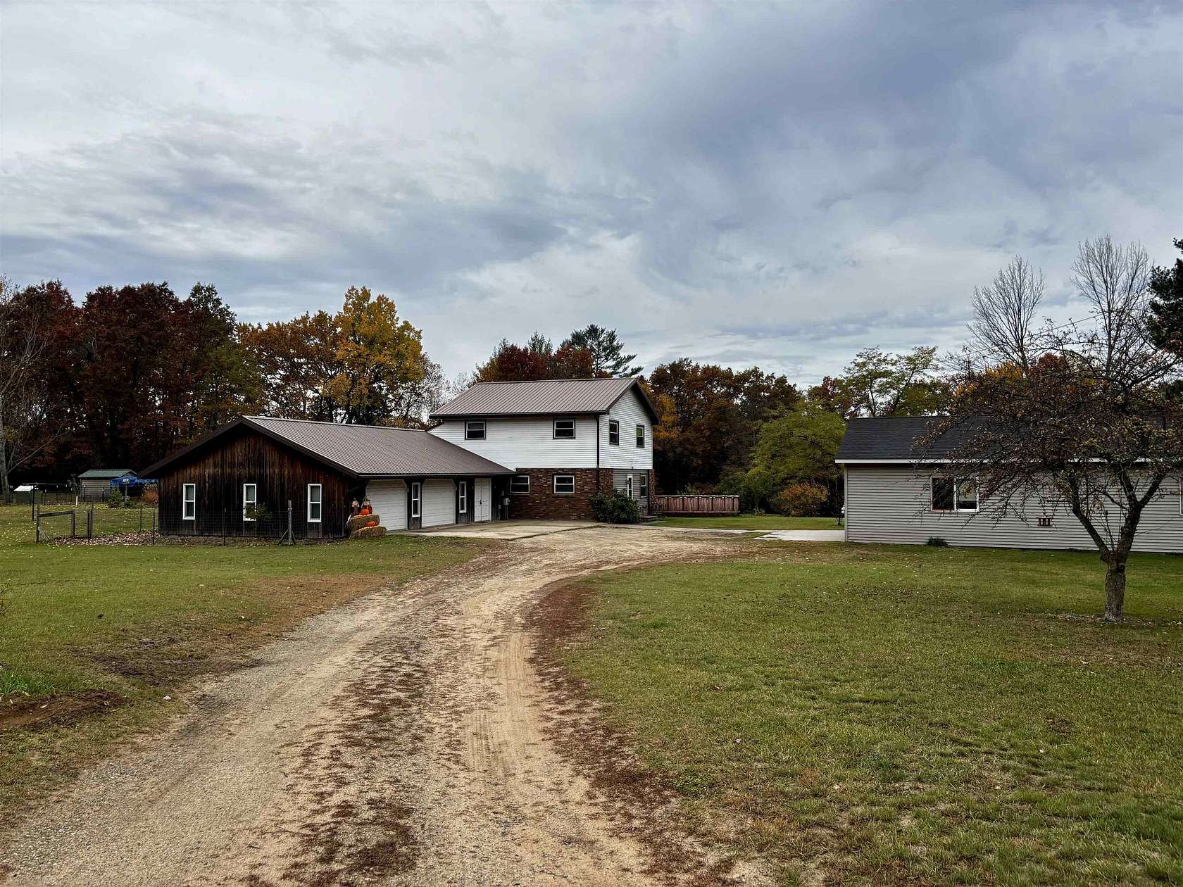 8.83 Acres of Land with Home for Sale in Farwell, Michigan