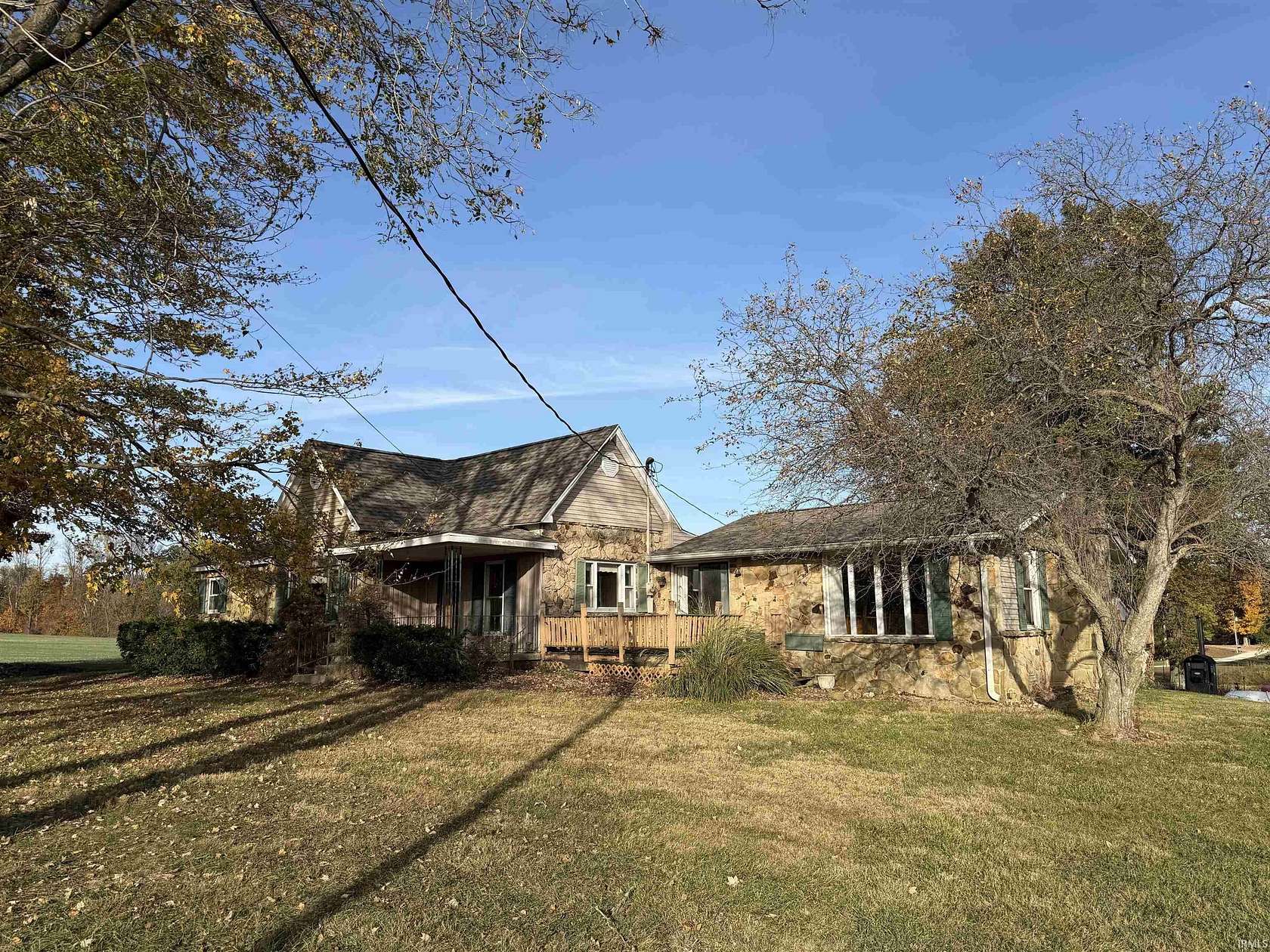 3.77 Acres of Land with Home for Sale in Worthington, Indiana