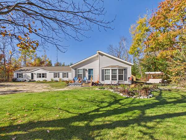 10 Acres of Recreational Land with Home for Sale in Gaylord, Michigan