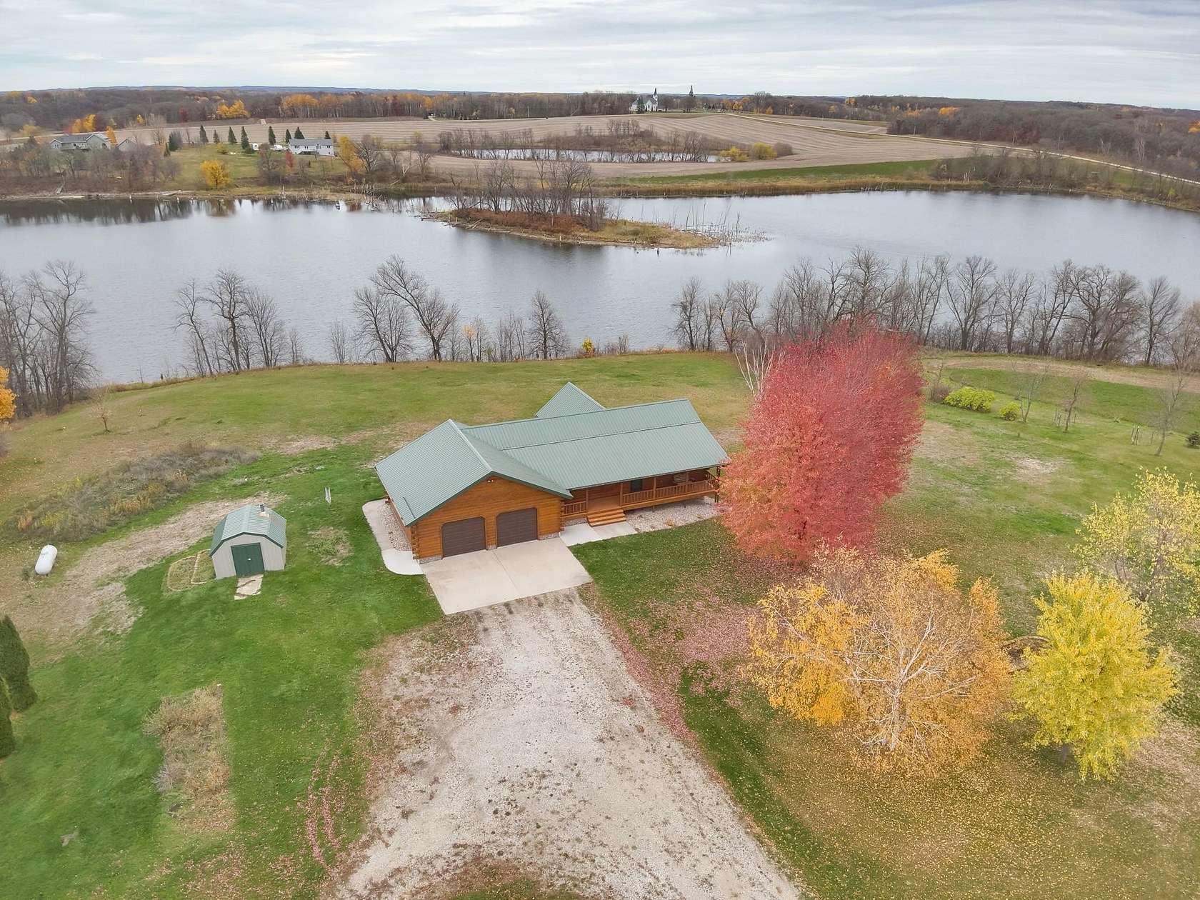 10.4 Acres of Recreational Land with Home for Sale in Pelican Rapids, Minnesota