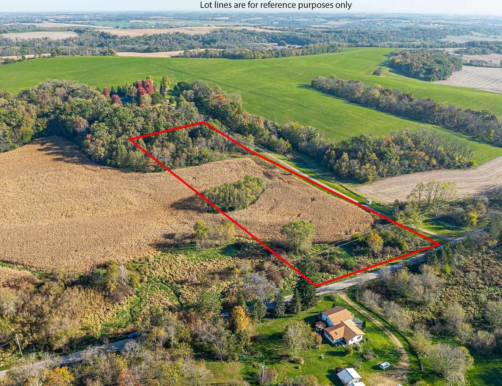 5.5 Acres of Residential Land for Sale in Monticello, Wisconsin
