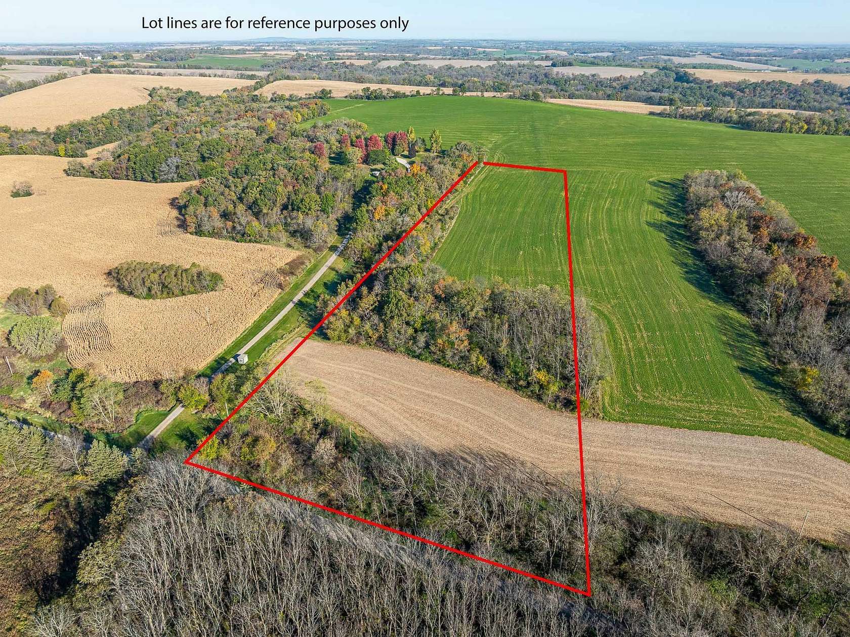 10.2 Acres of Agricultural Land for Sale in Monticello, Wisconsin