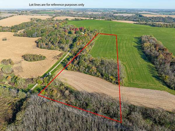 10.2 Acres of Agricultural Land for Sale in Monticello, Wisconsin