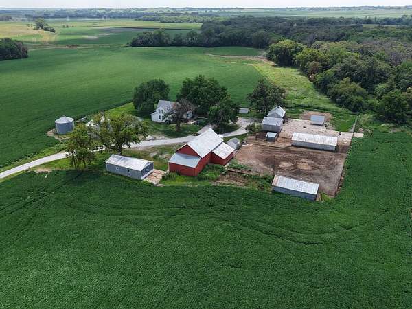3.19 Acres of Land with Home for Sale in Elk Creek, Nebraska