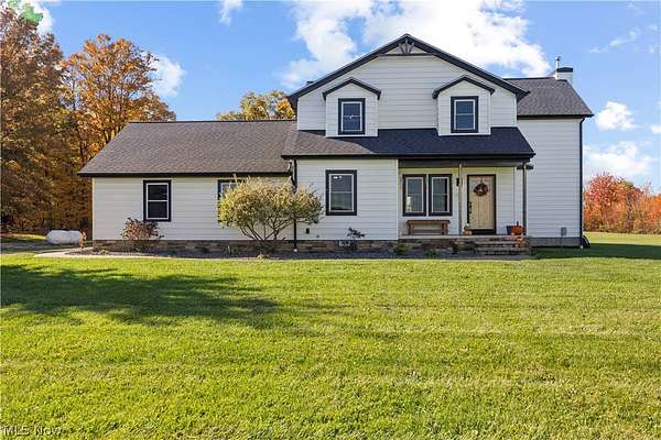 6.67 Acres of Land with Home for Sale in Nova, Ohio