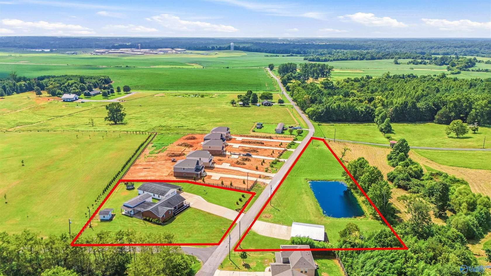 3.8 Acres of Land with Home for Sale in Harvest, Alabama