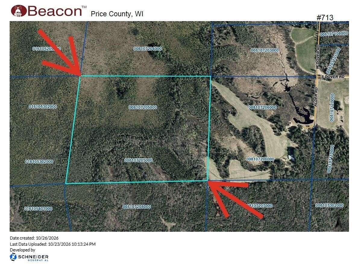 40 Acres of Land for Sale in Phillips, Wisconsin
