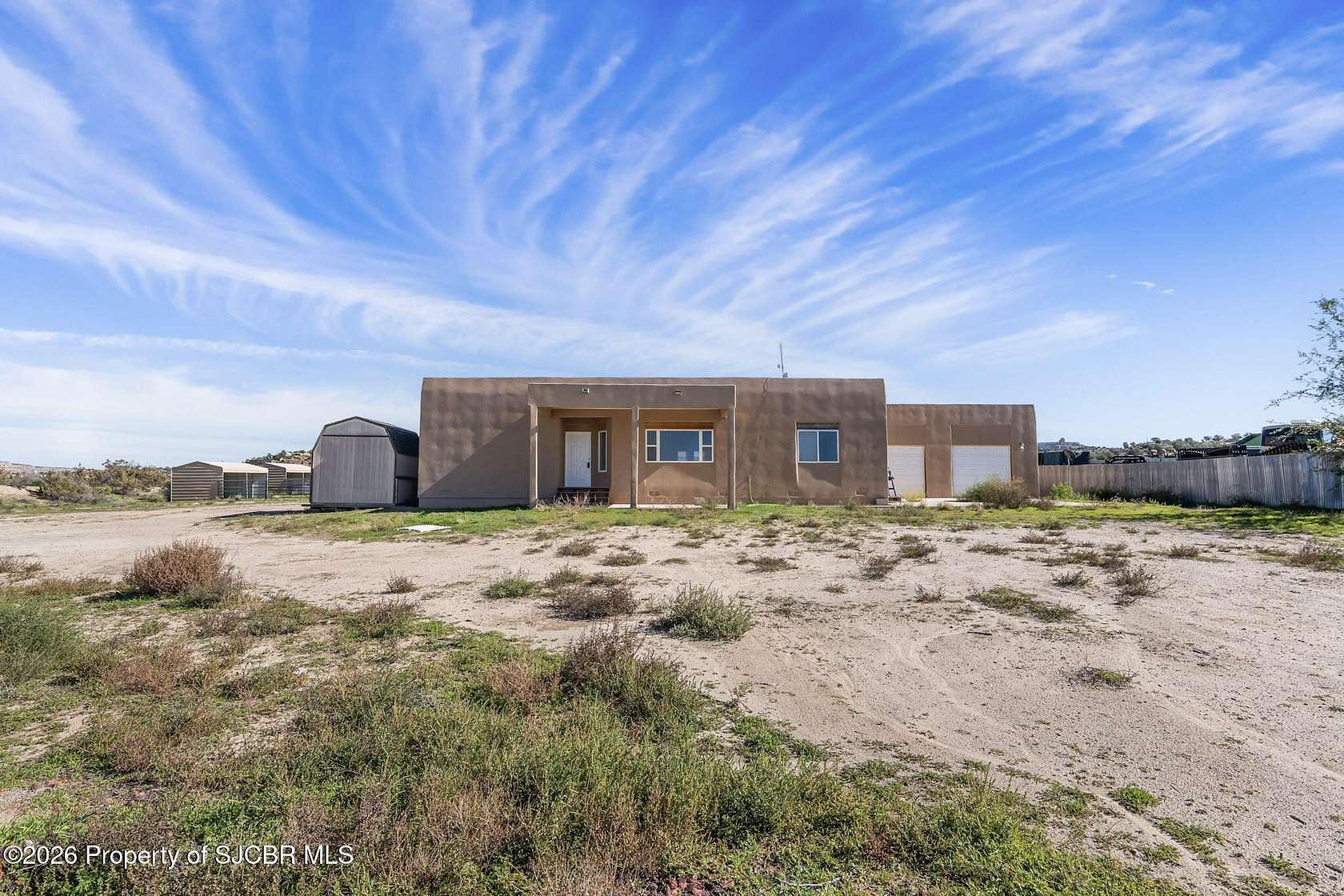 3.58 Acres of Land with Home for Sale in Bloomfield, New Mexico