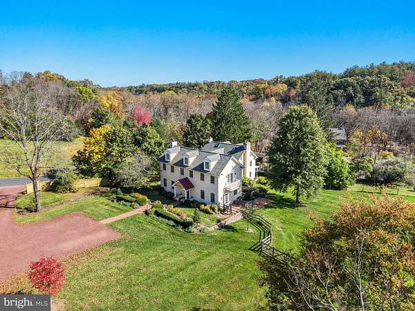 5.42 Acres of Land with Home for Sale in Erwinna, Pennsylvania
