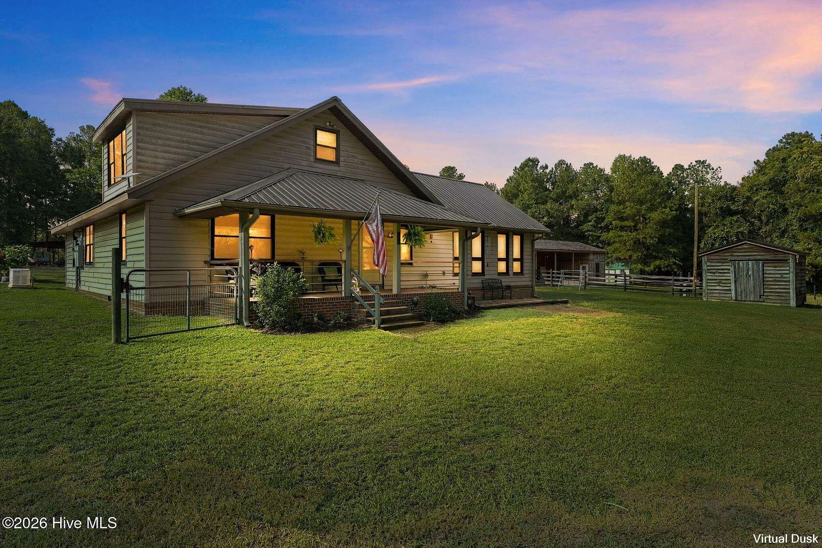 11.2 Acres of Land with Home for Sale in Raeford, North Carolina